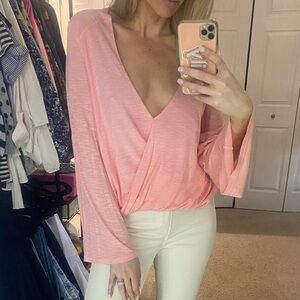 Blue Life Light Pink Long Sleeve